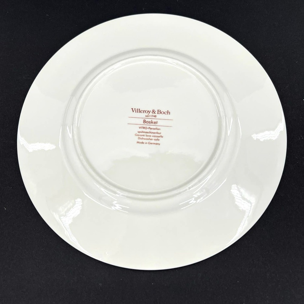Villeroy & Boch Basket 10,5” dinner plates- set of 3 - Picture 4 of 6